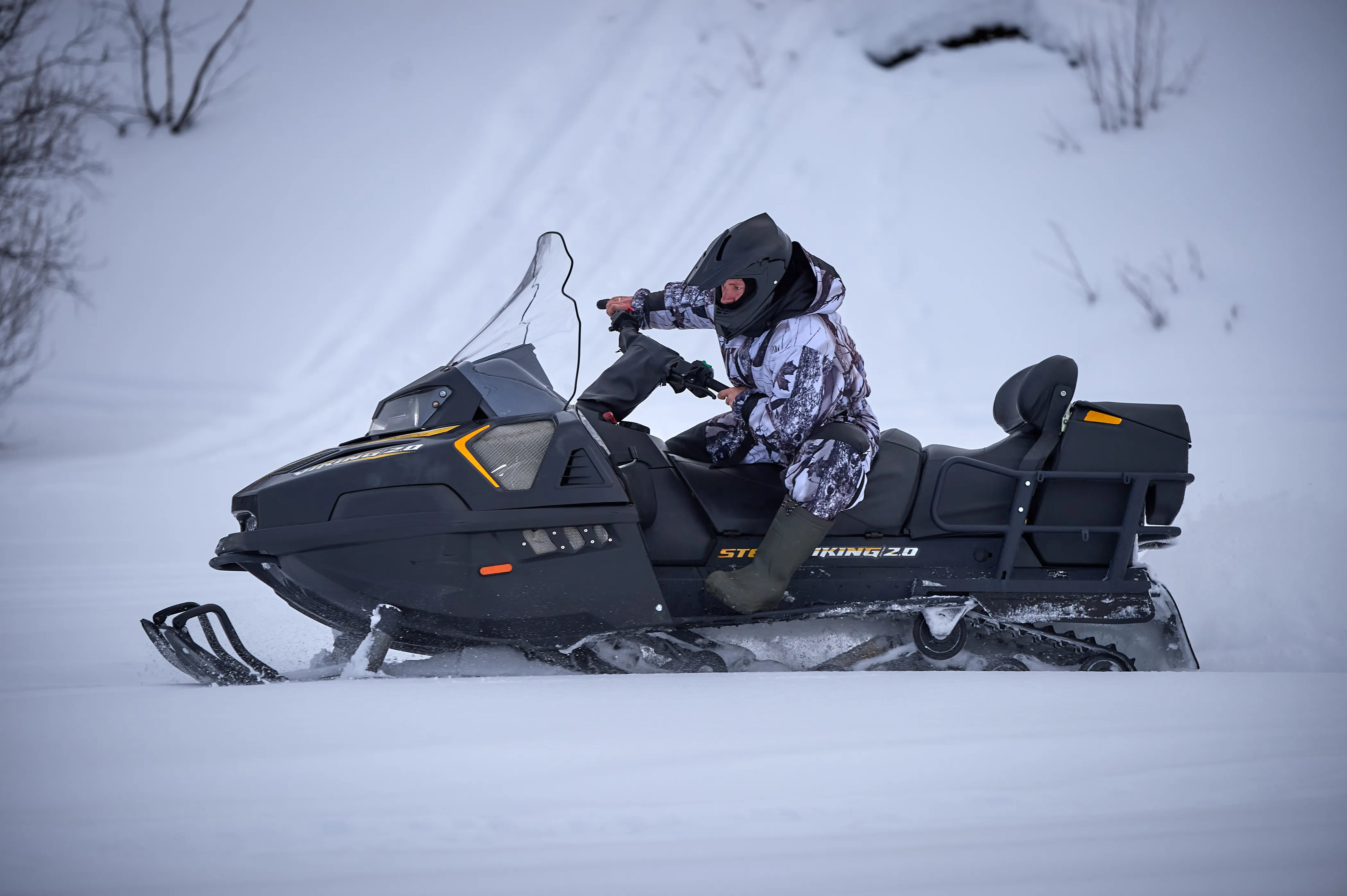 Катание на снегоходах — 1,5 часа